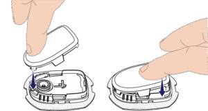 Click transmitter on sensor