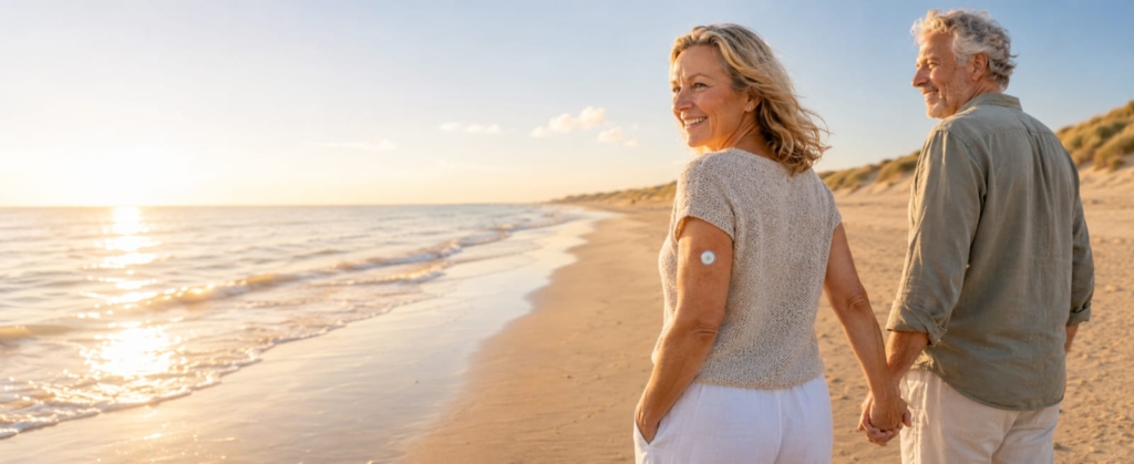 GlucoSensor Q στην παραλία